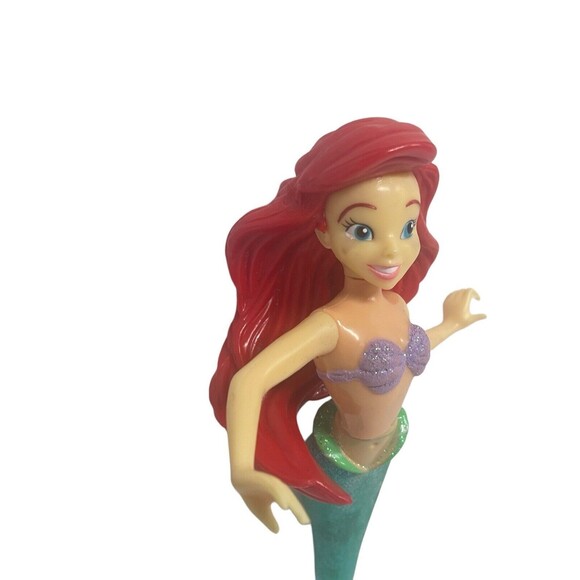 Little Mermaid Ariel Disney on Ice Figure Posable Plastic Glitter 8" - Picture 2 of 15